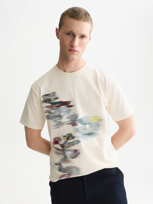 T-Shirt mit Stickerei und lockerer Passform
