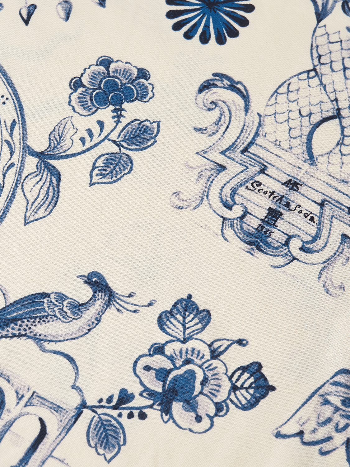 Scotch & Soda x Royal Delft Printed Relaxed T-Shirt