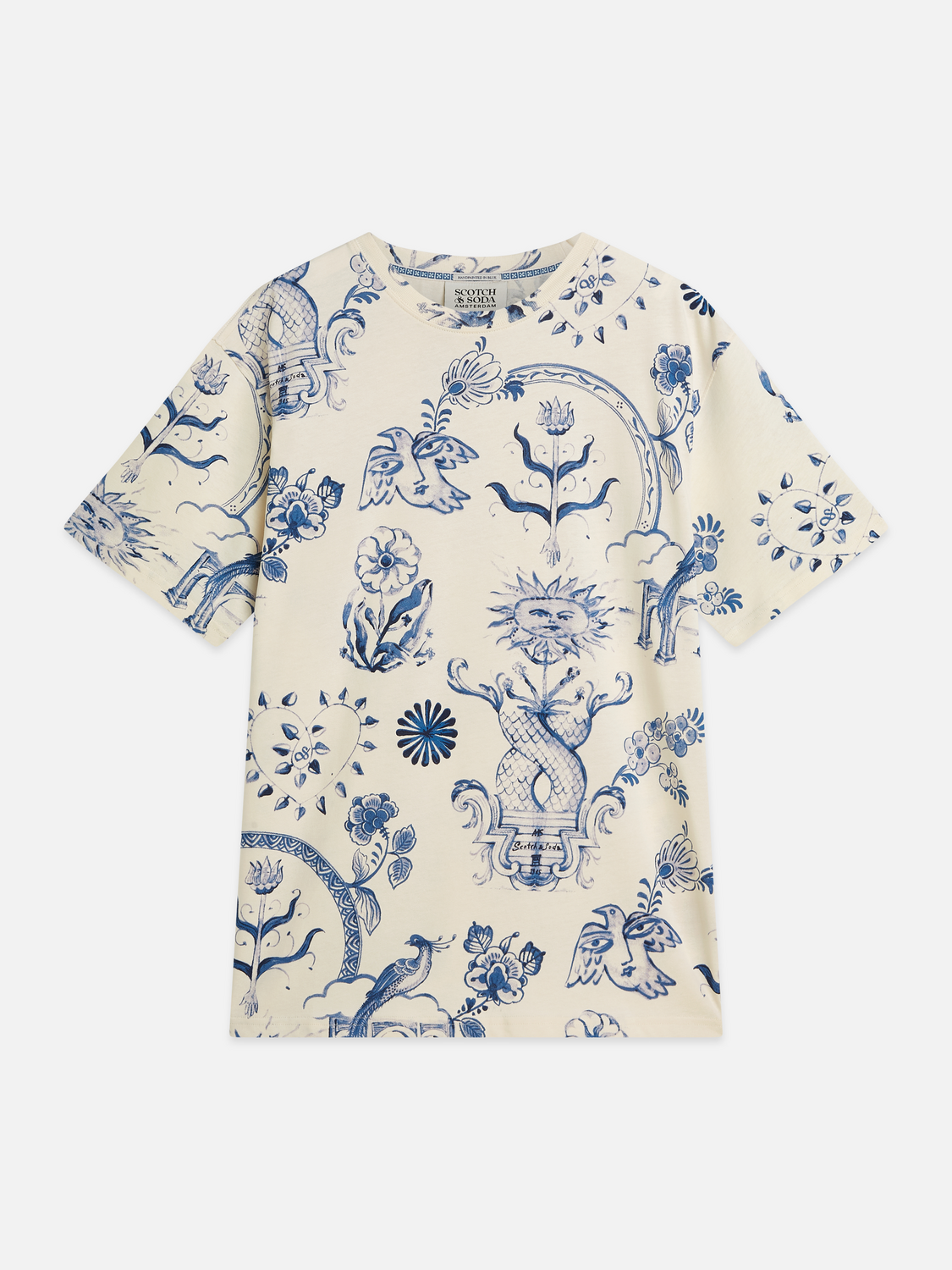 Scotch & Soda x Royal Delft Printed Relaxed T-Shirt