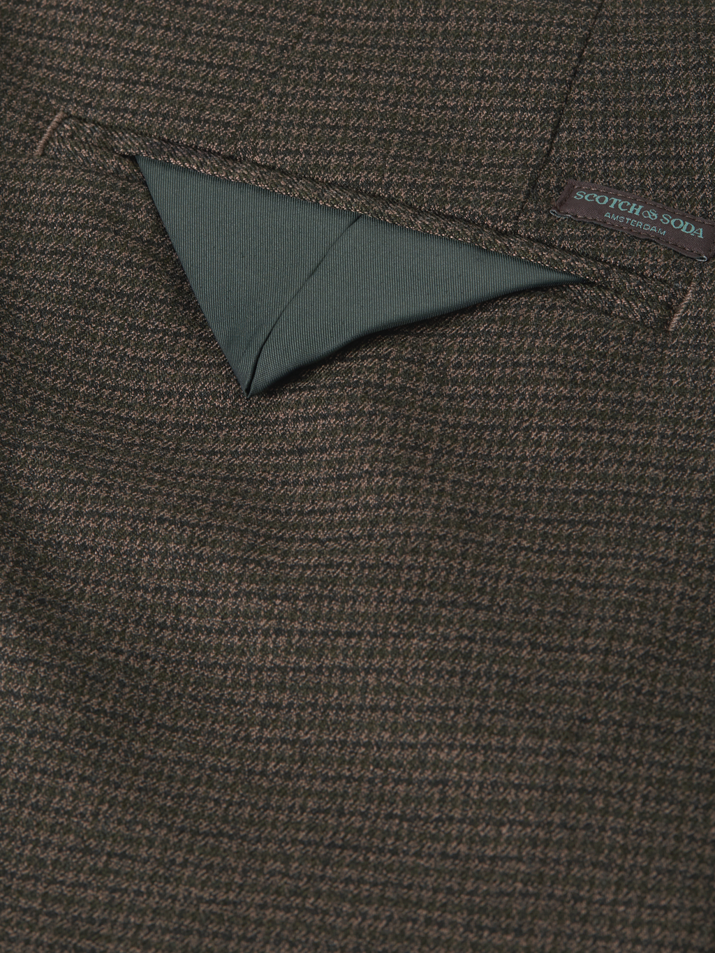 Stuart mini yarn-dyed cotton-wool blend chino