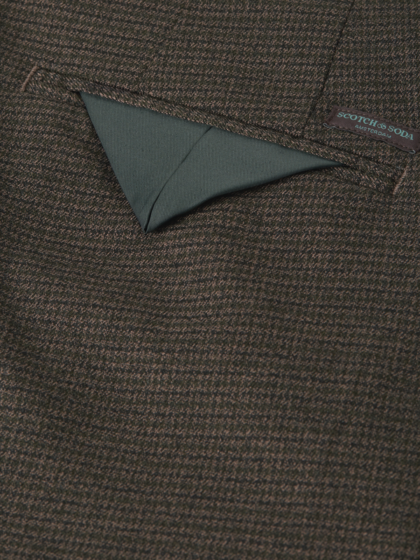 Stuart mini yarn-dyed cotton-wool blend chino