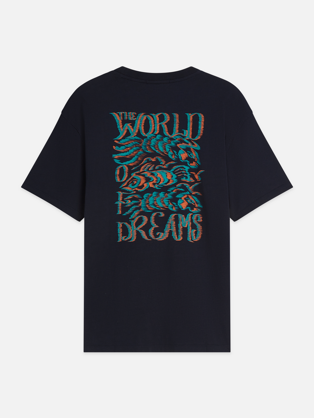 Front And Back Artwork Relaxed-Fit T-Shirt
