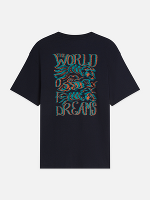 Front And Back Artwork Relaxed-Fit T-Shirt