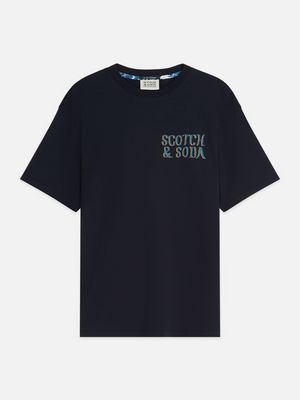 Front And Back Artwork Relaxed-Fit T-Shirt