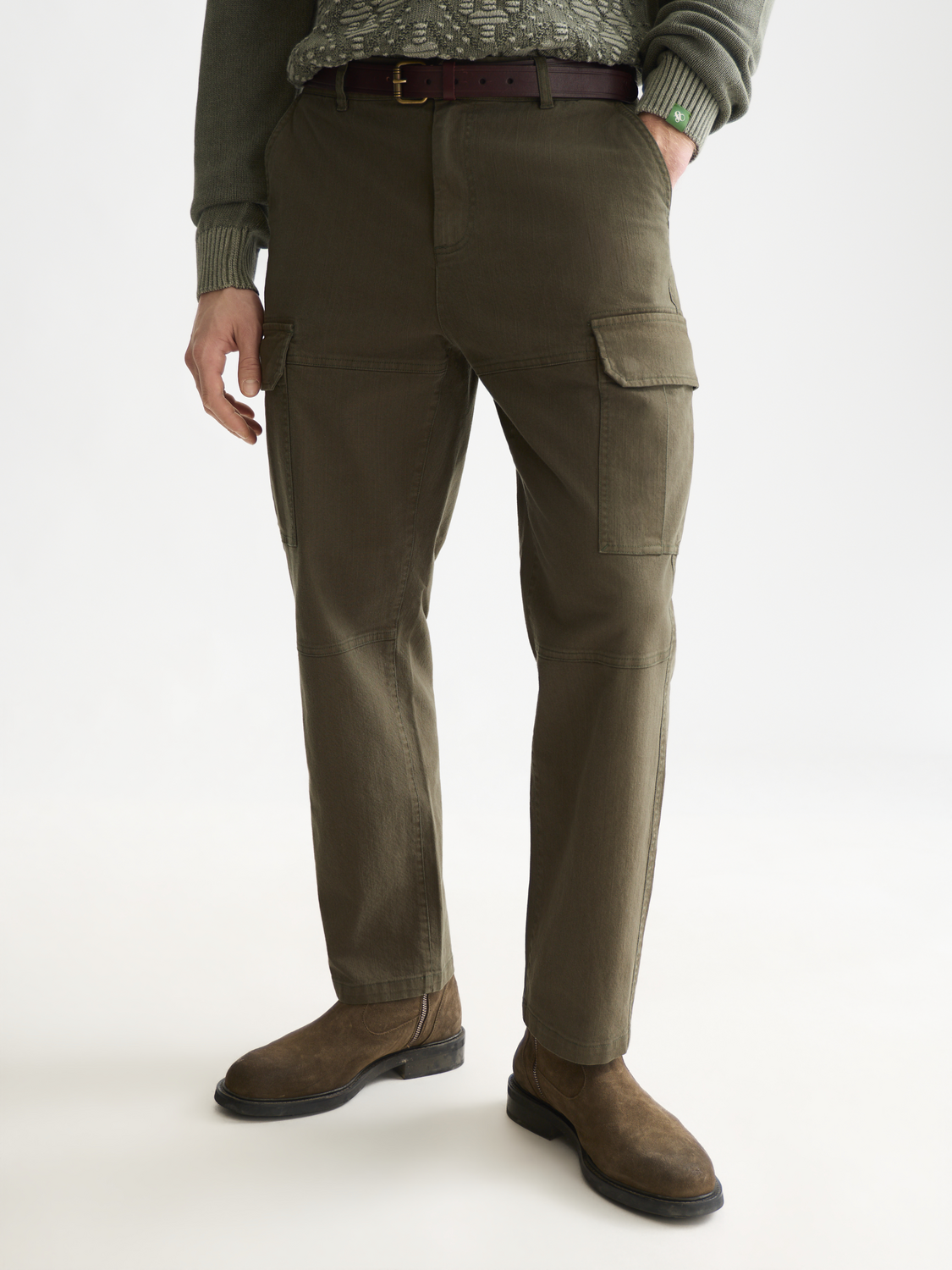 Harper Garment-Dyed Twill Cargo Pant