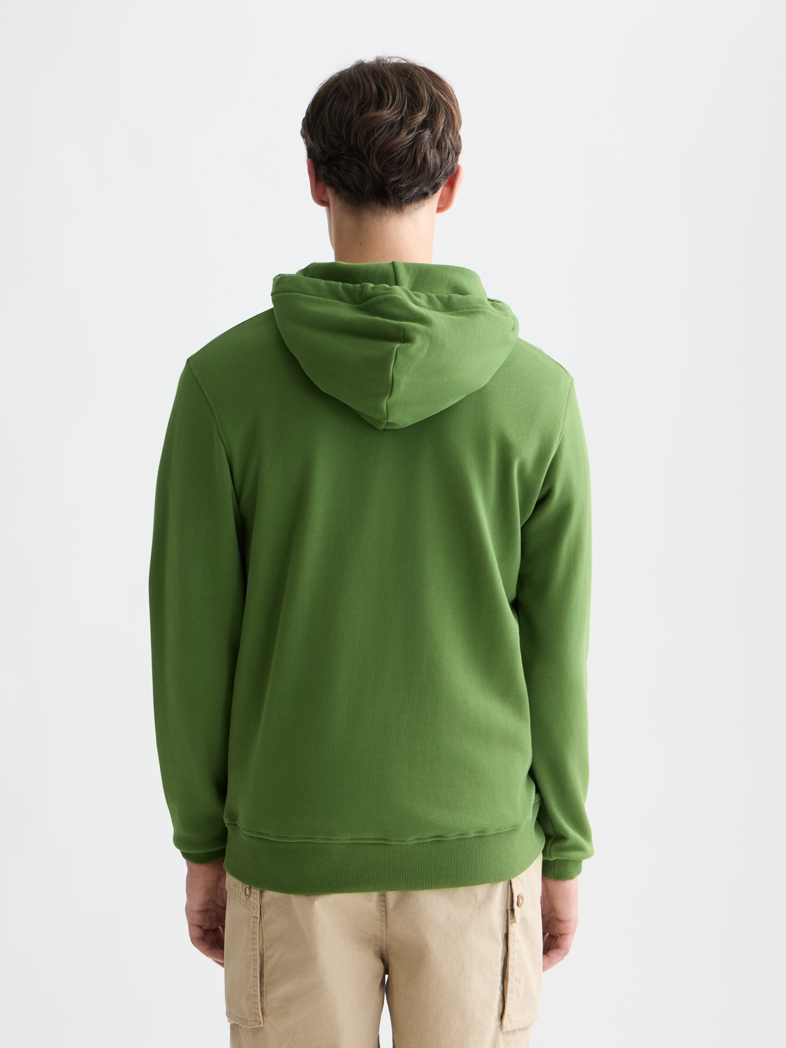 Sweat à capuche coupe droite avec badge logo Core de saison