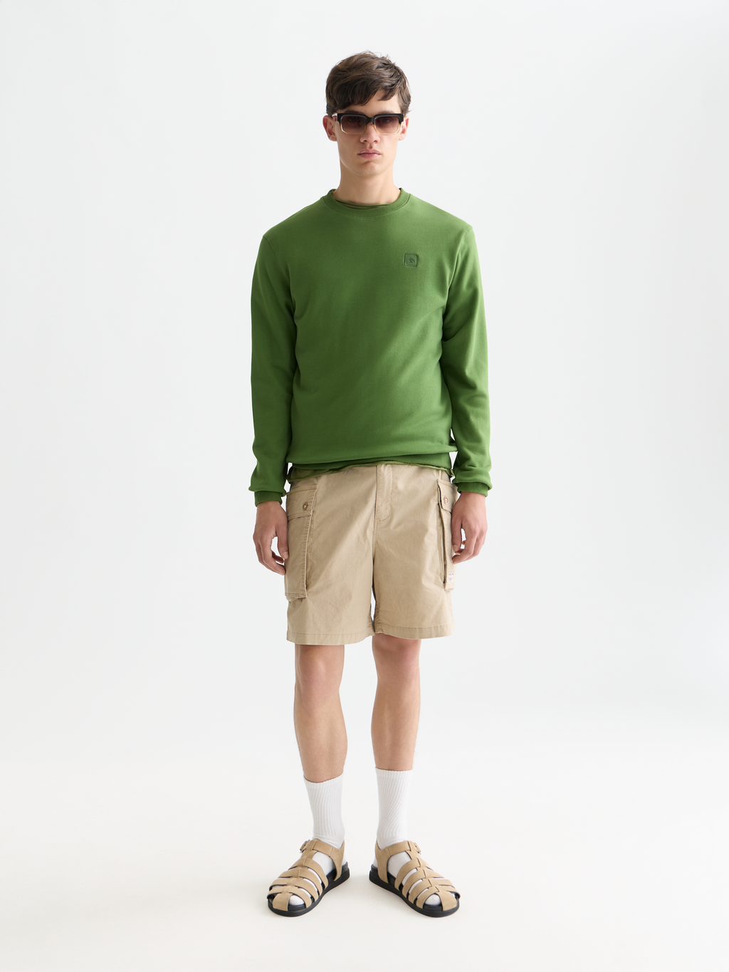 Essentials – Logo Badge Regular-Fit Sweatshirt