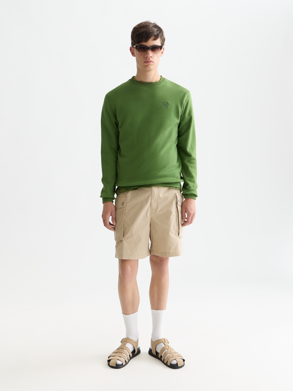 Essentials – Logo Badge Regular-Fit Sweatshirt