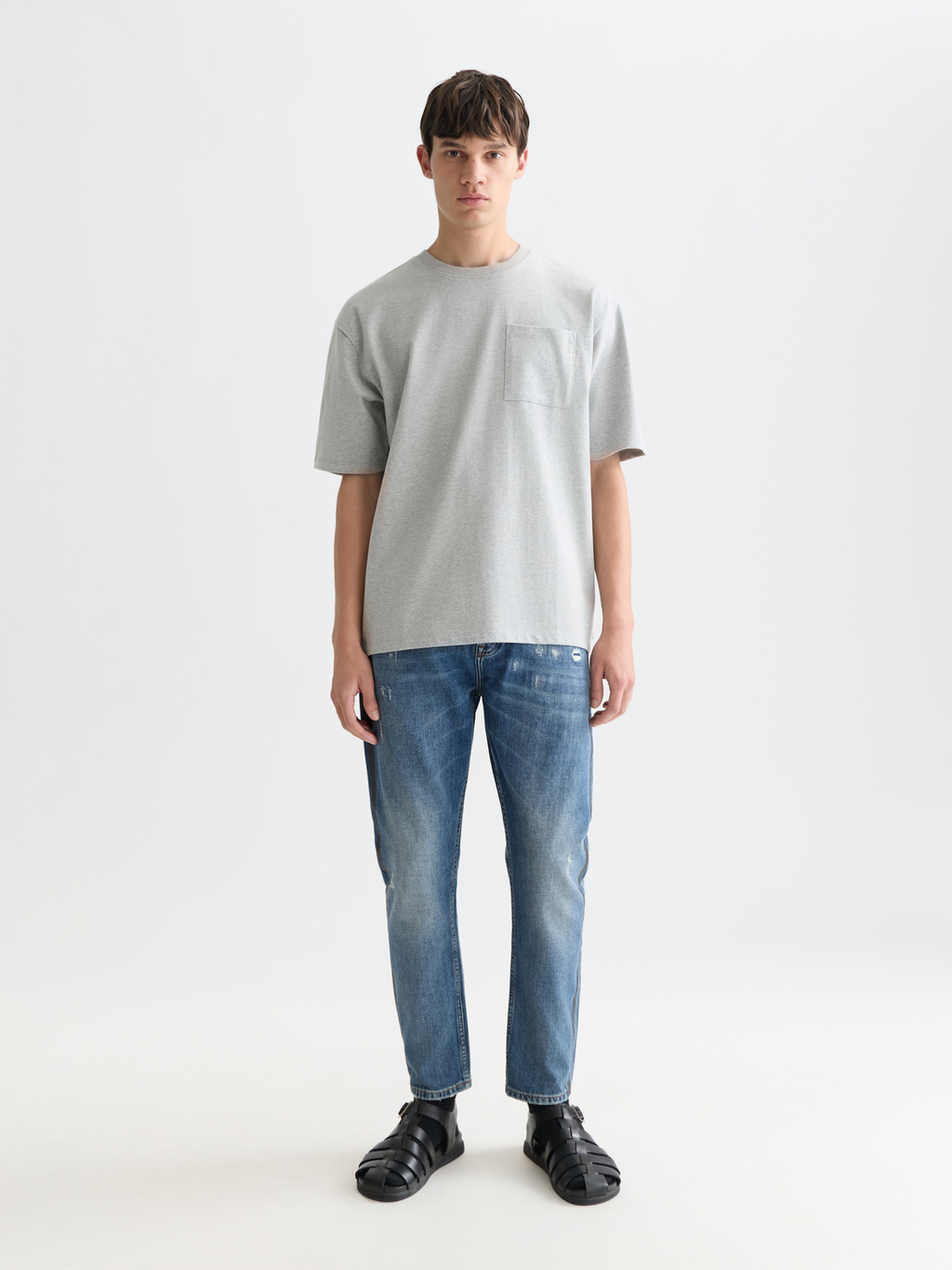 Seasonal Core 3 Crosses Chest Pocket Loosefit Tshirt