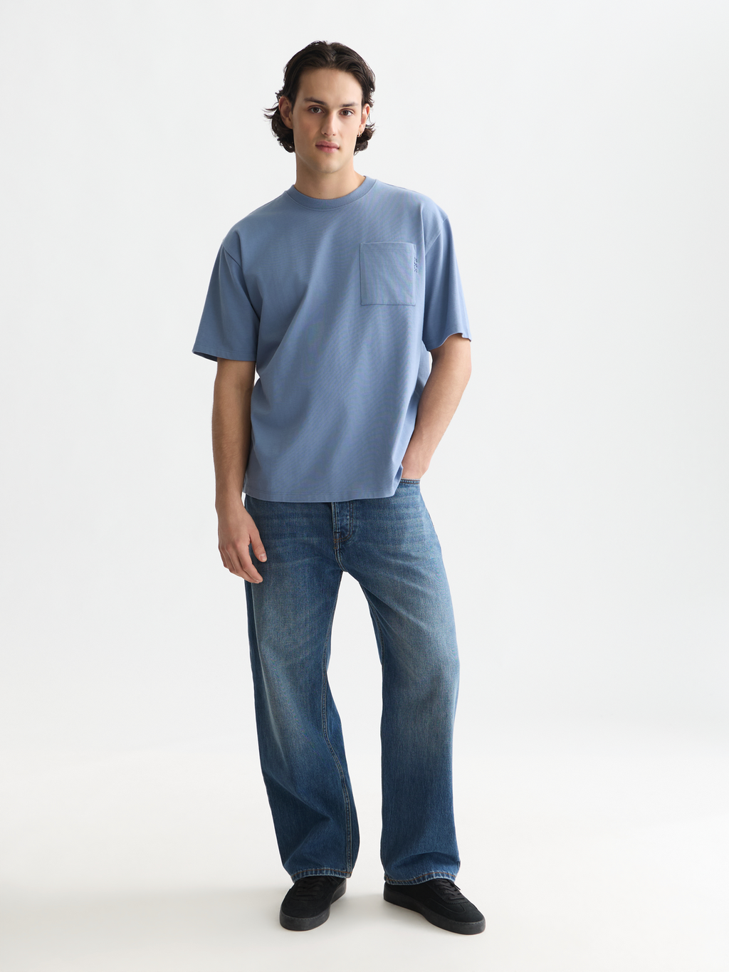 Seasonal Core 3 Crosses Chest Pocket Loosefit Tshirt