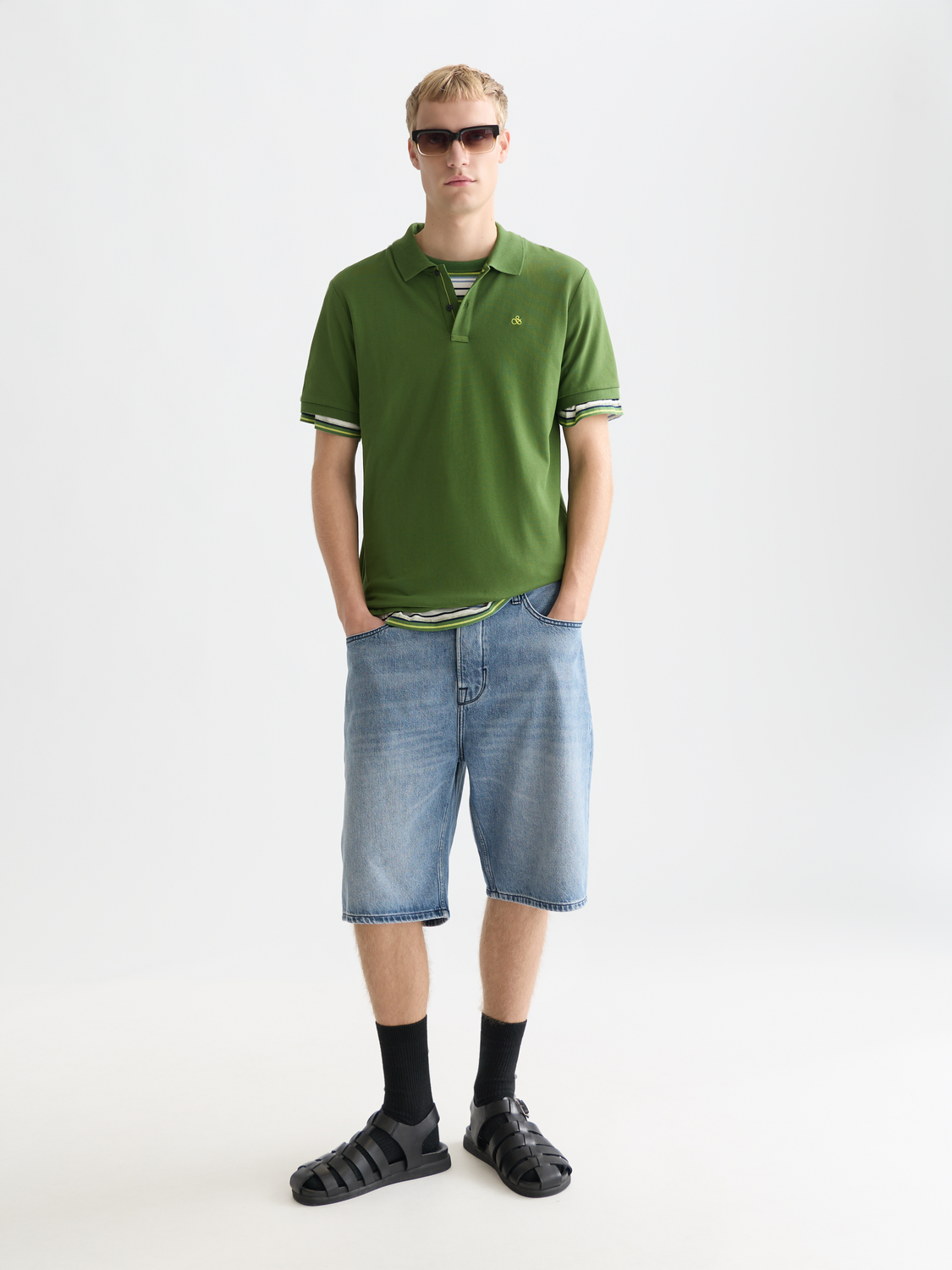 Seasonal Core Pique Chest Logo Polo