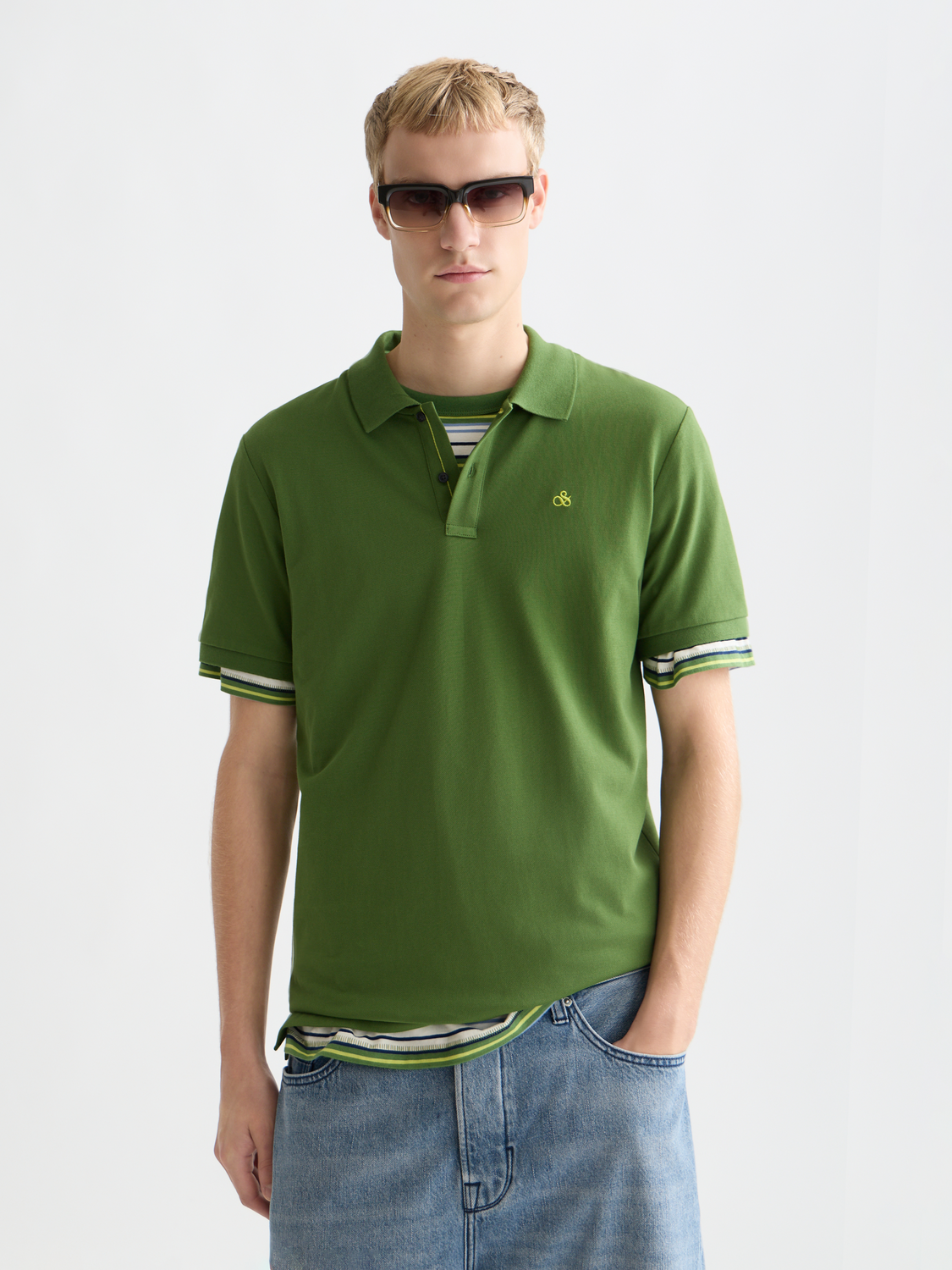Seasonal Core Pique Chest Logo Polo