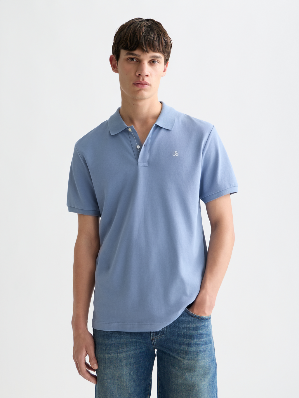 Seasonal Core Pique Chest Logo Polo