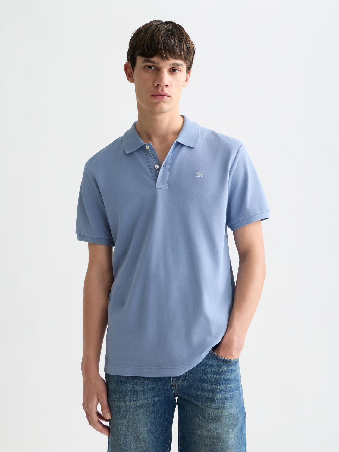 Seasonal Core Pique Chest Logo Polo