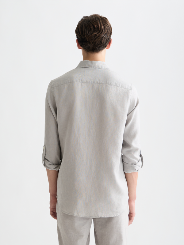 Seasonal Essentials —  Linen Regular-Fit Shirt