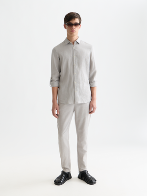 Seasonal Essentials —  Linen Regular-Fit Shirt