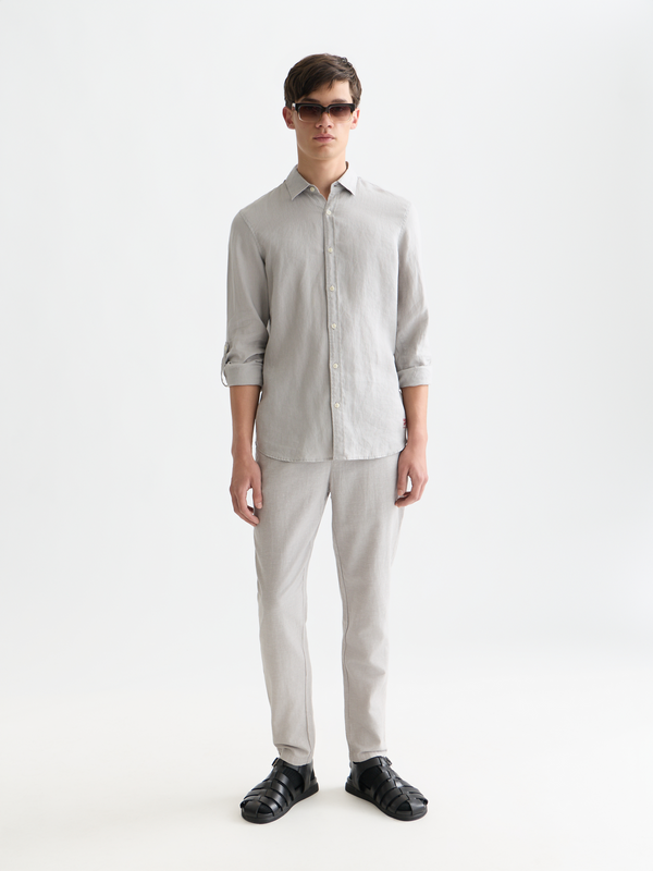 Seasonal Essentials —  Linen Regular-Fit Shirt