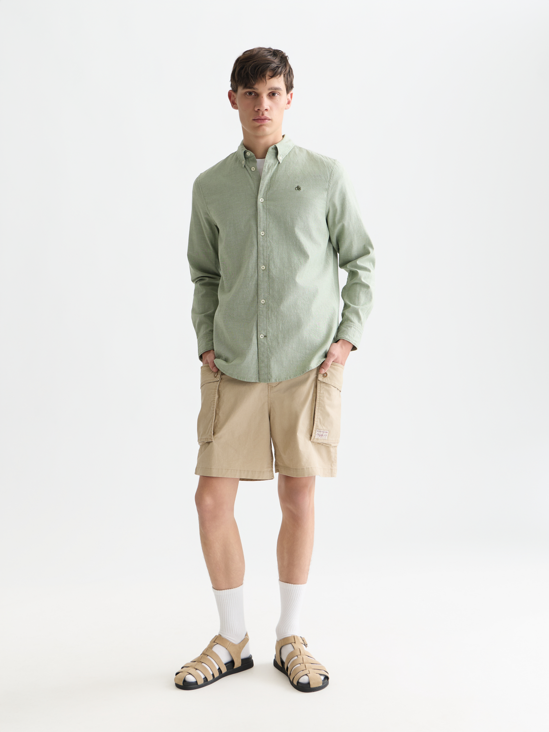Chemise unie Oxford Regularfit Cœur de saison