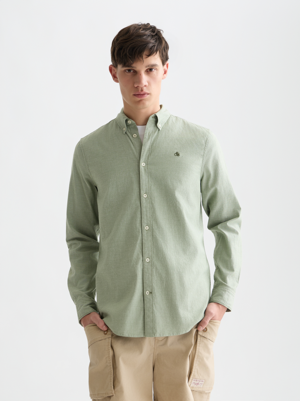 Chemise unie Oxford Regularfit Cœur de saison