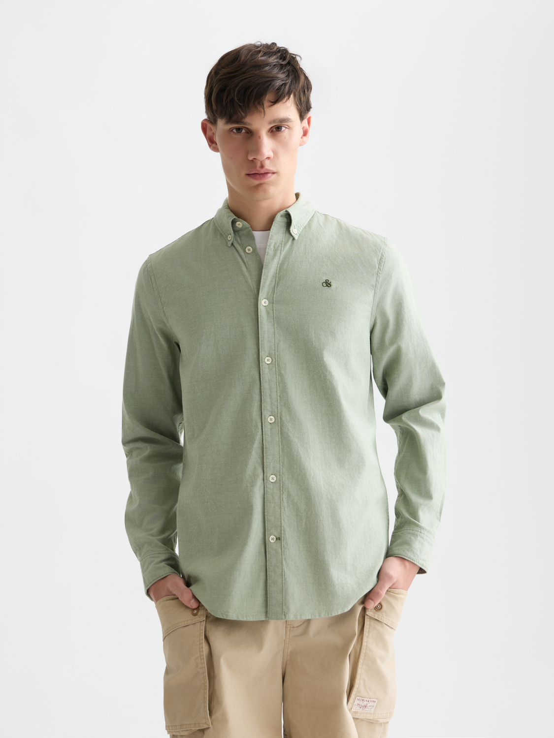 Chemise unie Oxford Regularfit Cœur de saison