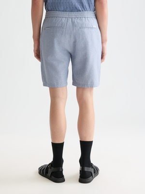 Essentials – Fave Chino Shorts aus Baumwoll-Leinen im Regular-Fit