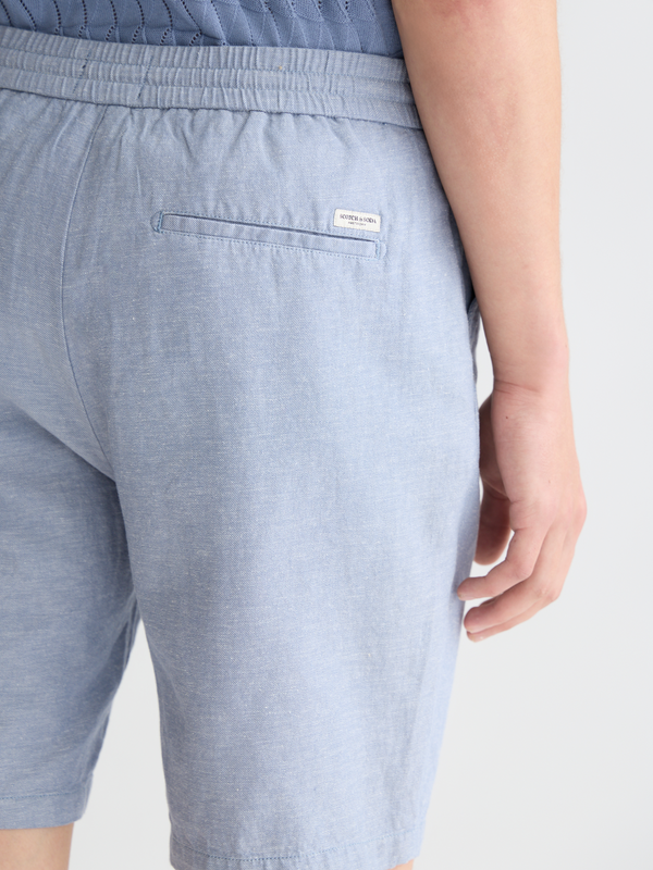 Essentials – Fave Chino Shorts aus Baumwoll-Leinen im Regular-Fit