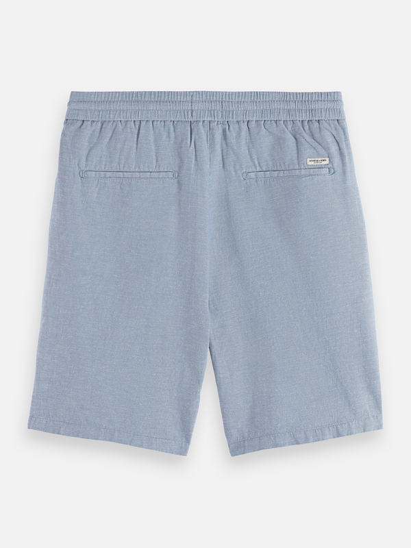 Essentials – Fave Chino Shorts aus Baumwoll-Leinen im Regular-Fit
