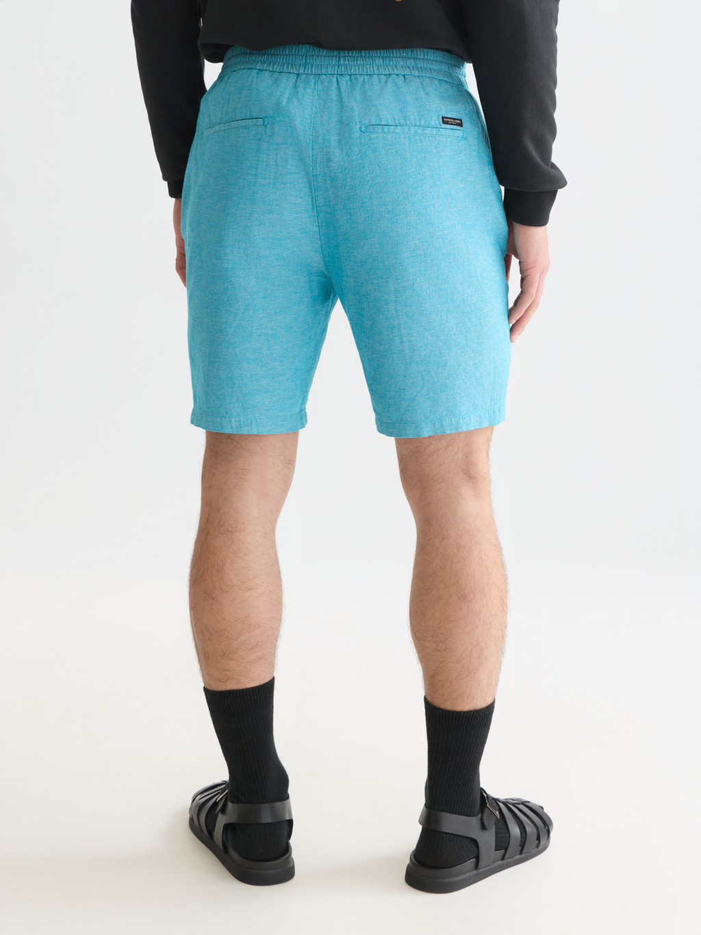 Short Chino Régulier en Coton Lin, Un Indispensable de Saison