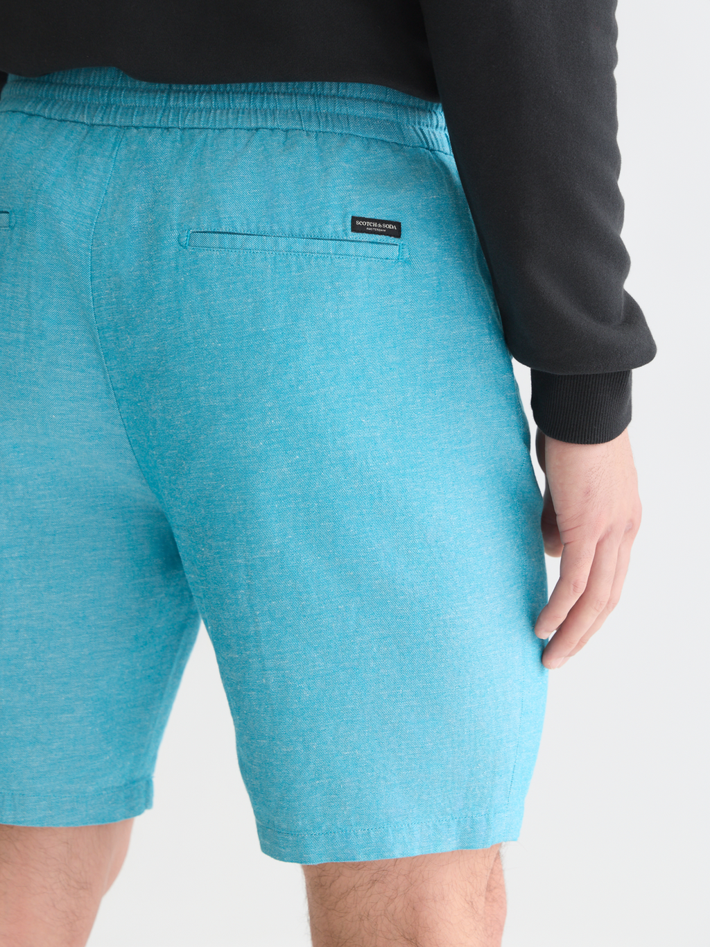 Short Chino Régulier en Coton Lin, Un Indispensable de Saison