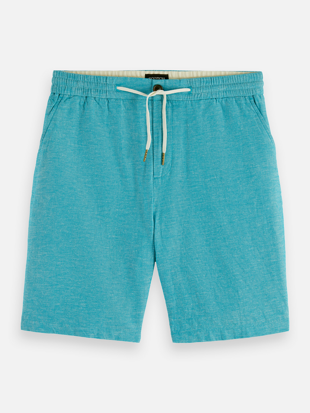 Short Chino Régulier en Coton Lin, Un Indispensable de Saison