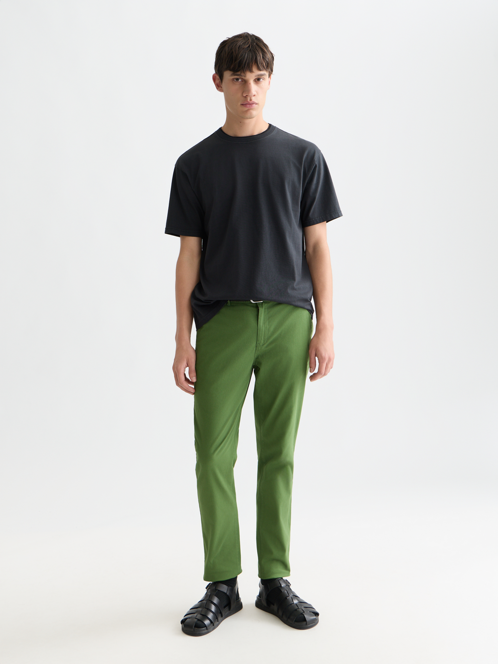 Chino en sergé de coton mélangé Stuart, collection saisonnière