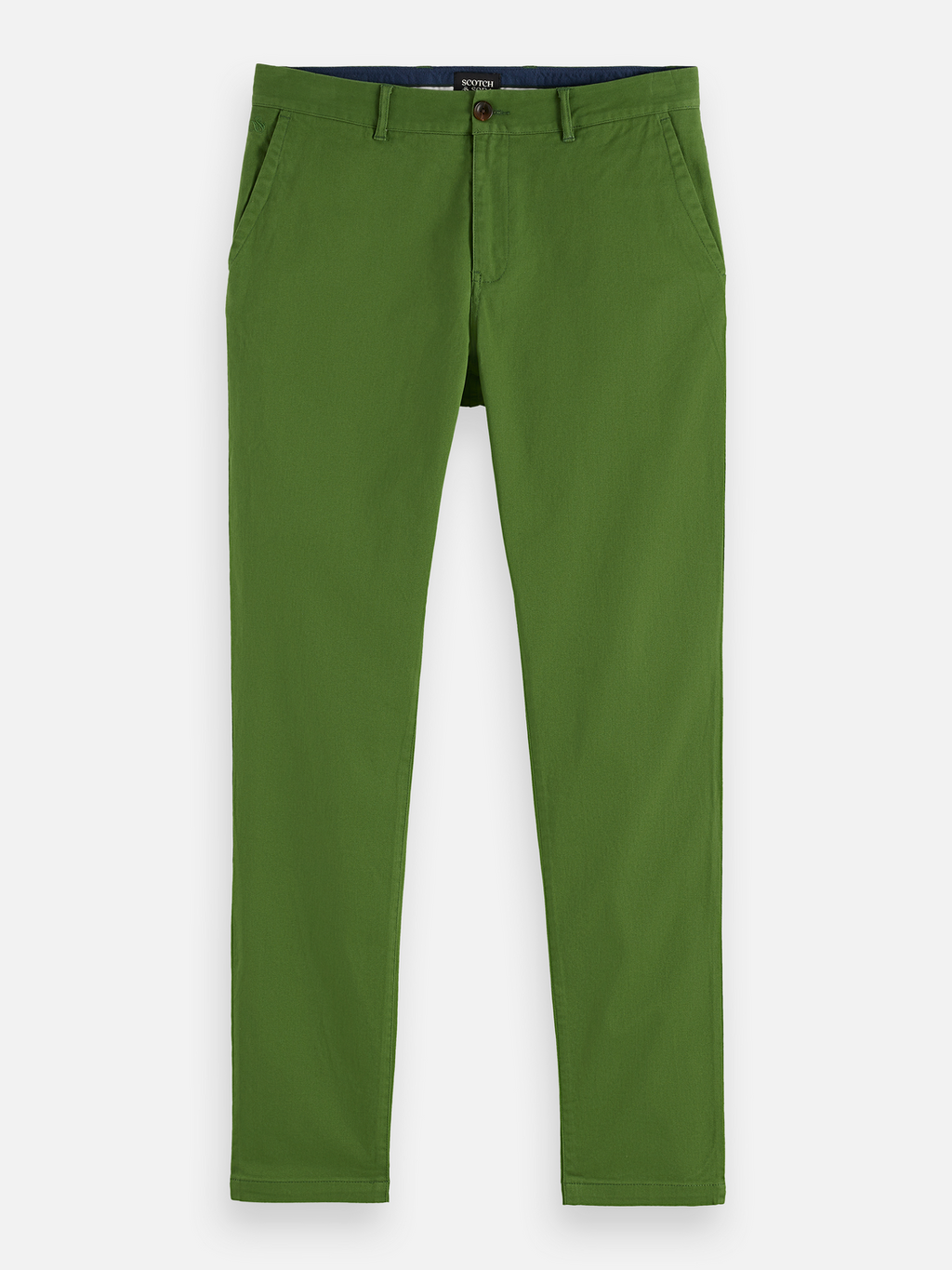 Chino en sergé de coton mélangé Stuart, collection saisonnière