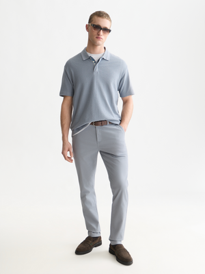 Essentials Stuart Chino en Sergé de Coton Extensible