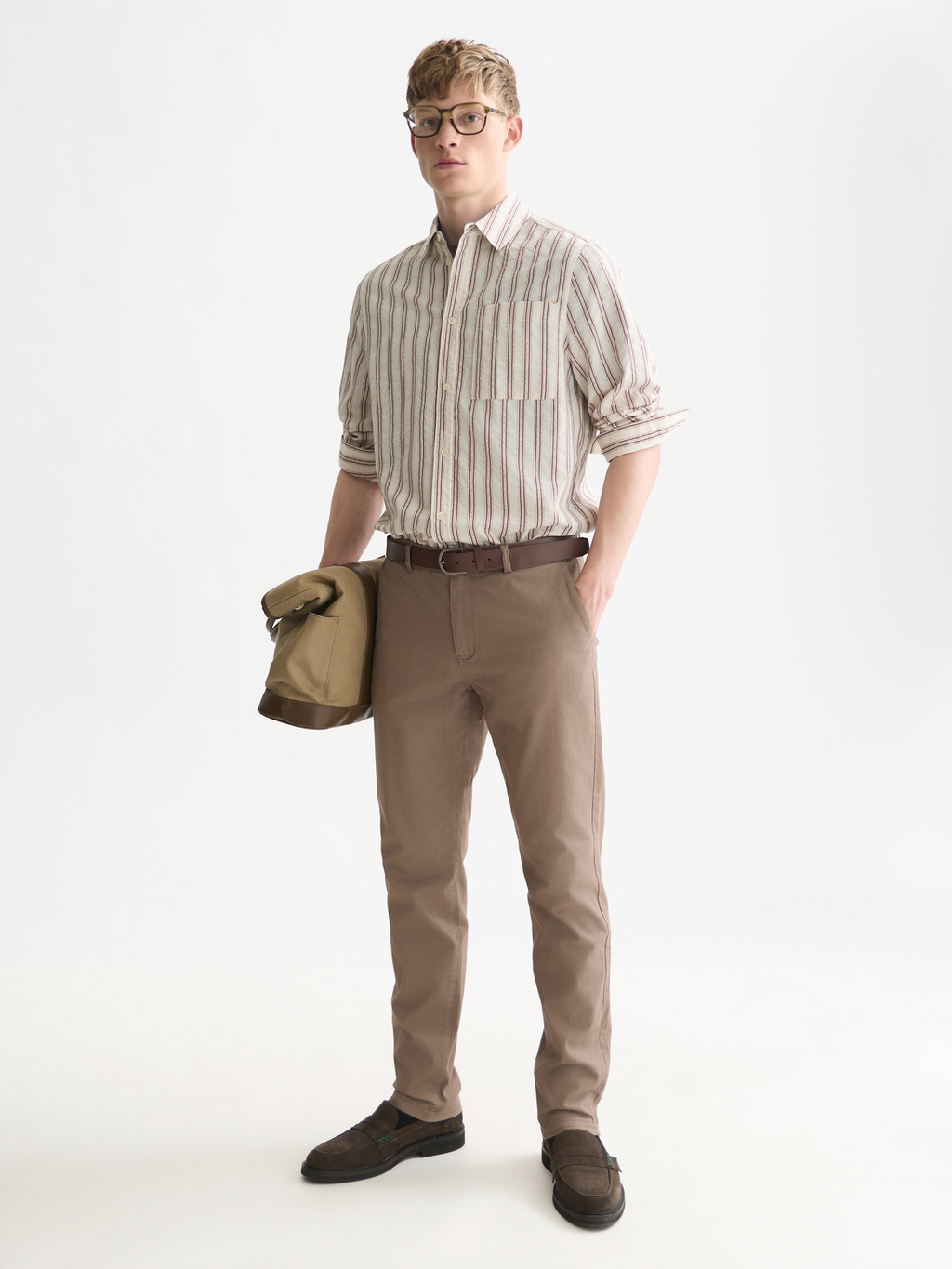 Essentials Stuart Stretch Cotton Twill Chino
