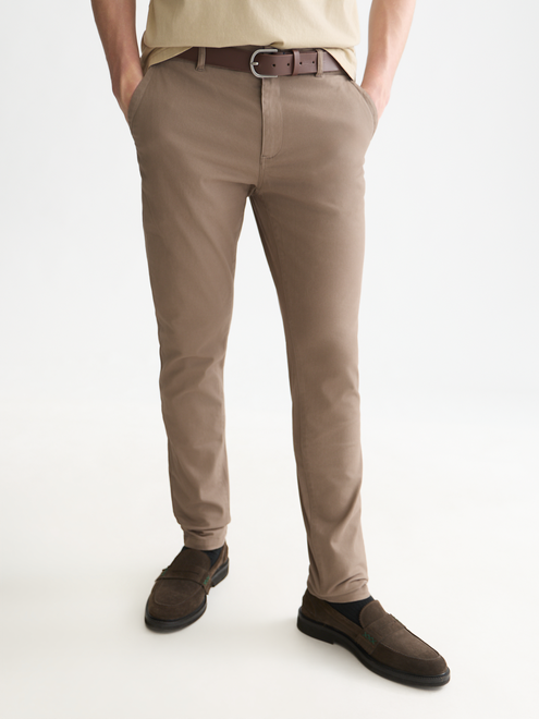 Pantalon chino en twill de coton stretch Mott Essentials
