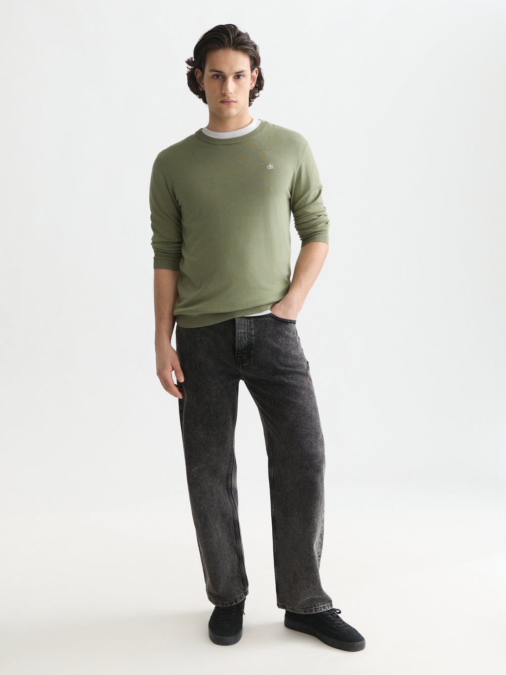Essentials Ecovero Regular-Fit Pullover