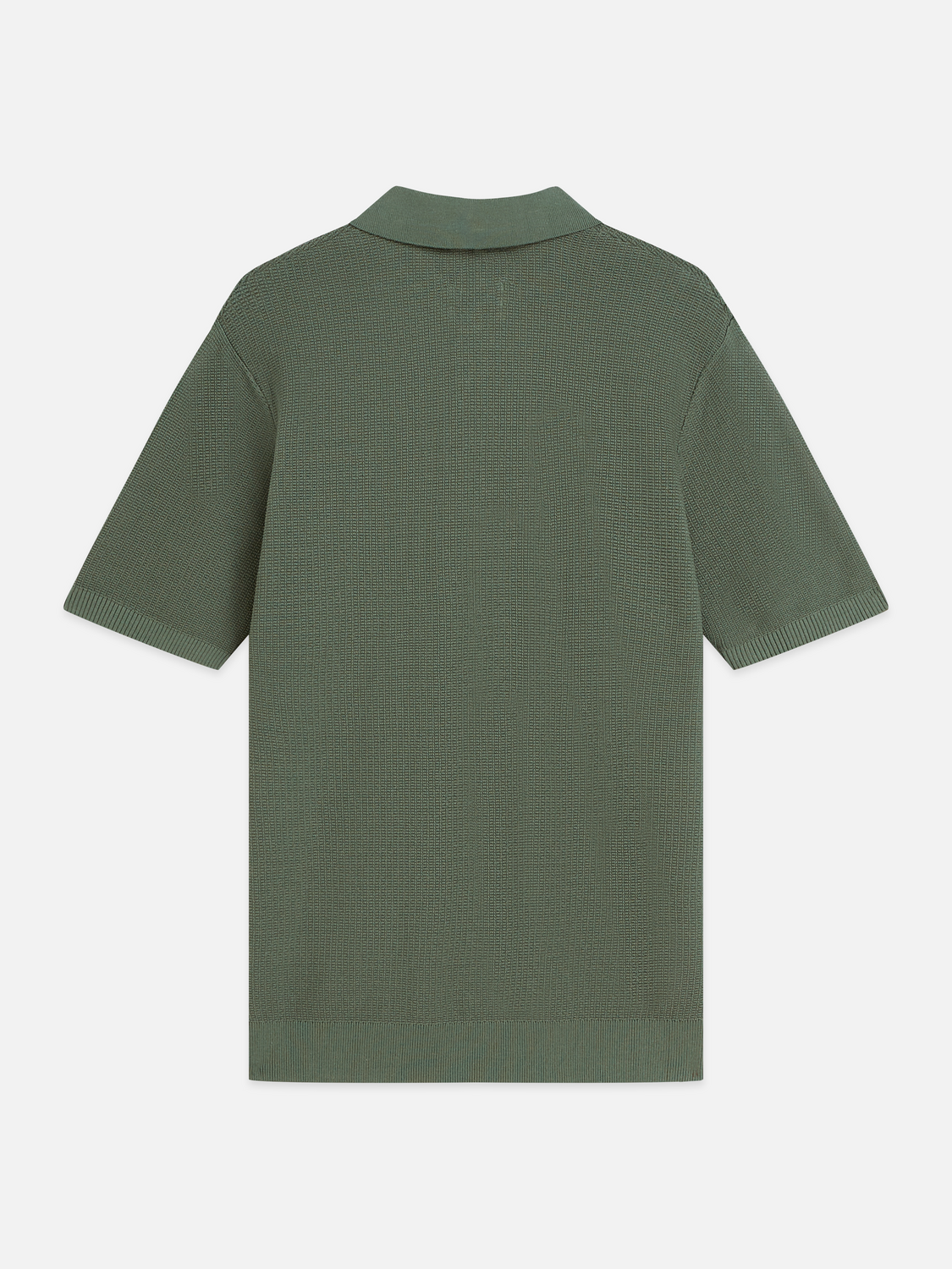 Structured Regular-Fit Knitted Polo