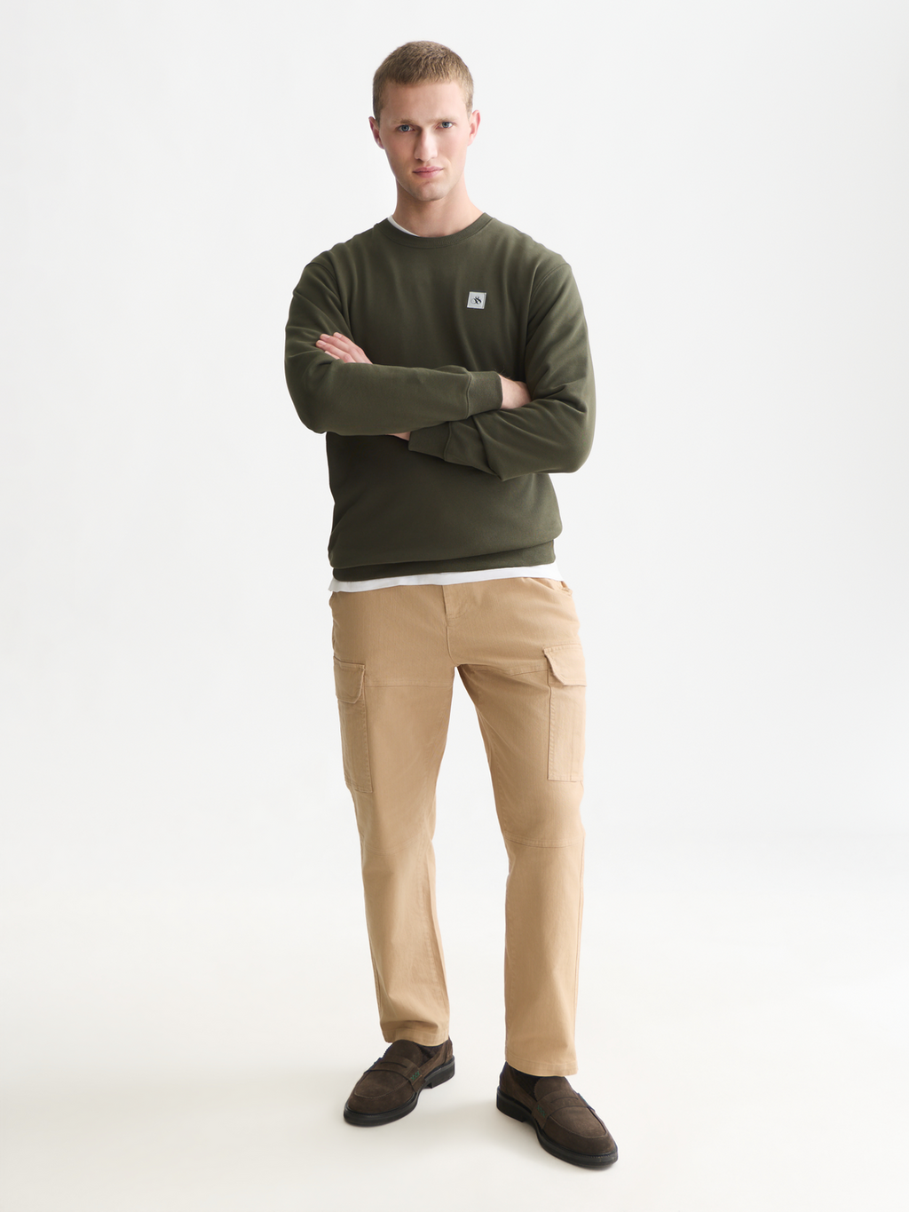 Seasonal Core Logo Badge Regularfit Sweatshirt