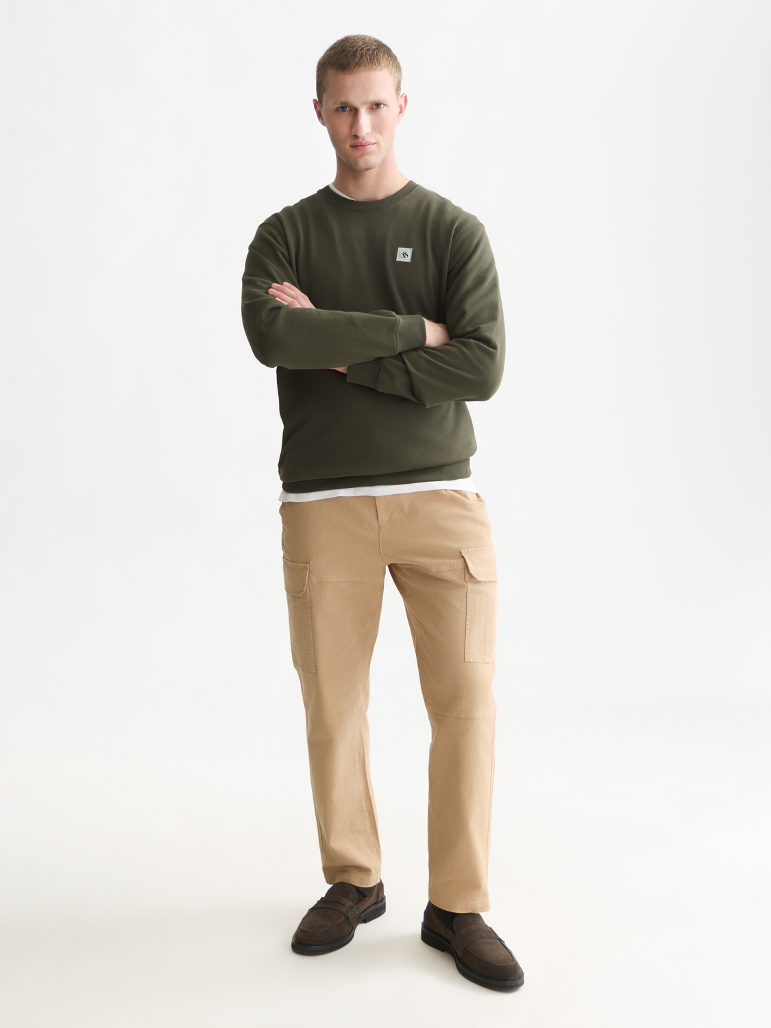 Seasonal Core Logo Badge Regularfit Sweatshirt