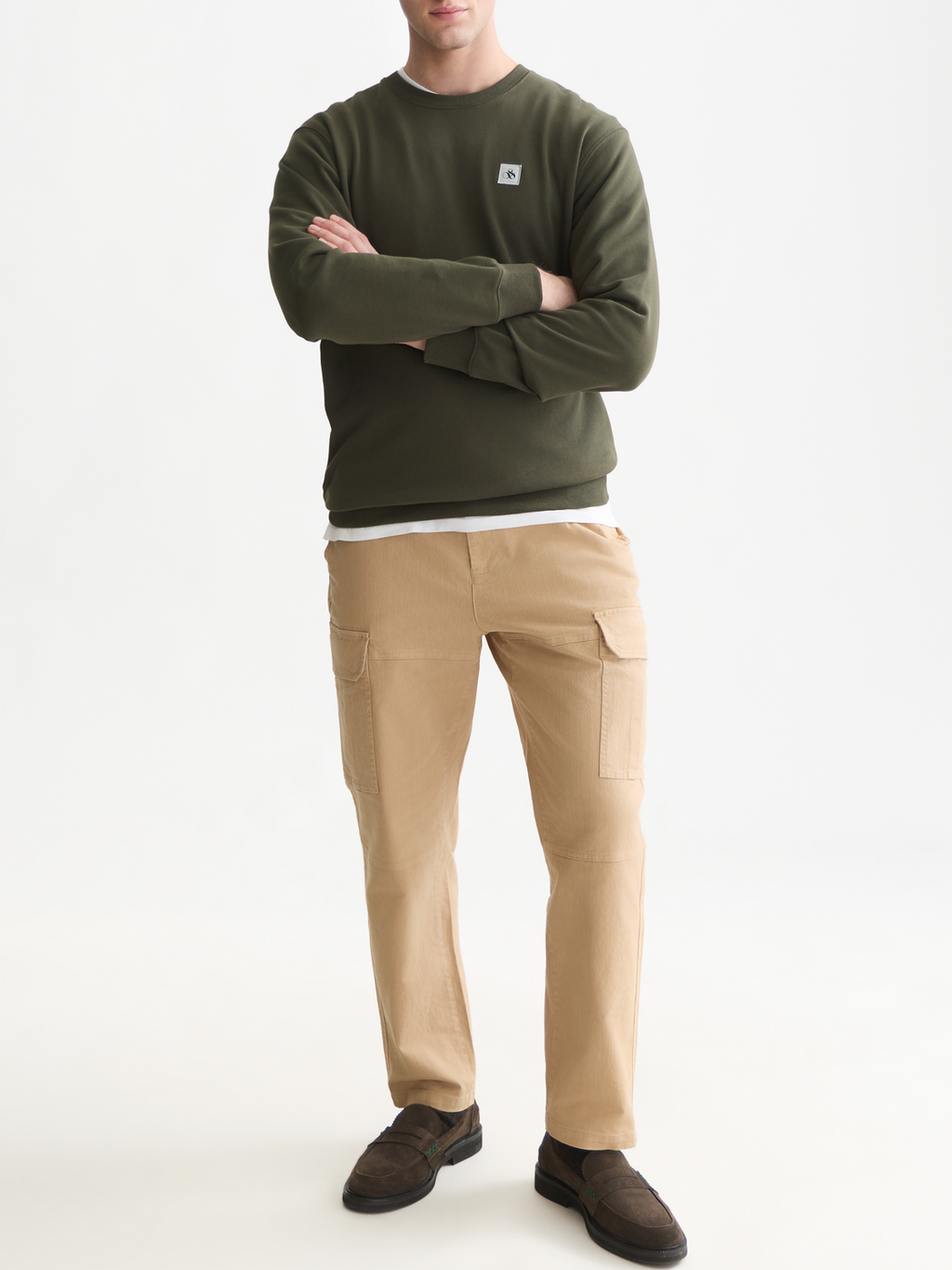 Seasonal Core Logo Badge Regularfit Sweatshirt