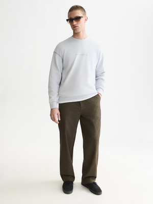 Seasonal Essentials —  Front Chest Artwork Relaxed-Fit Sweatshirt