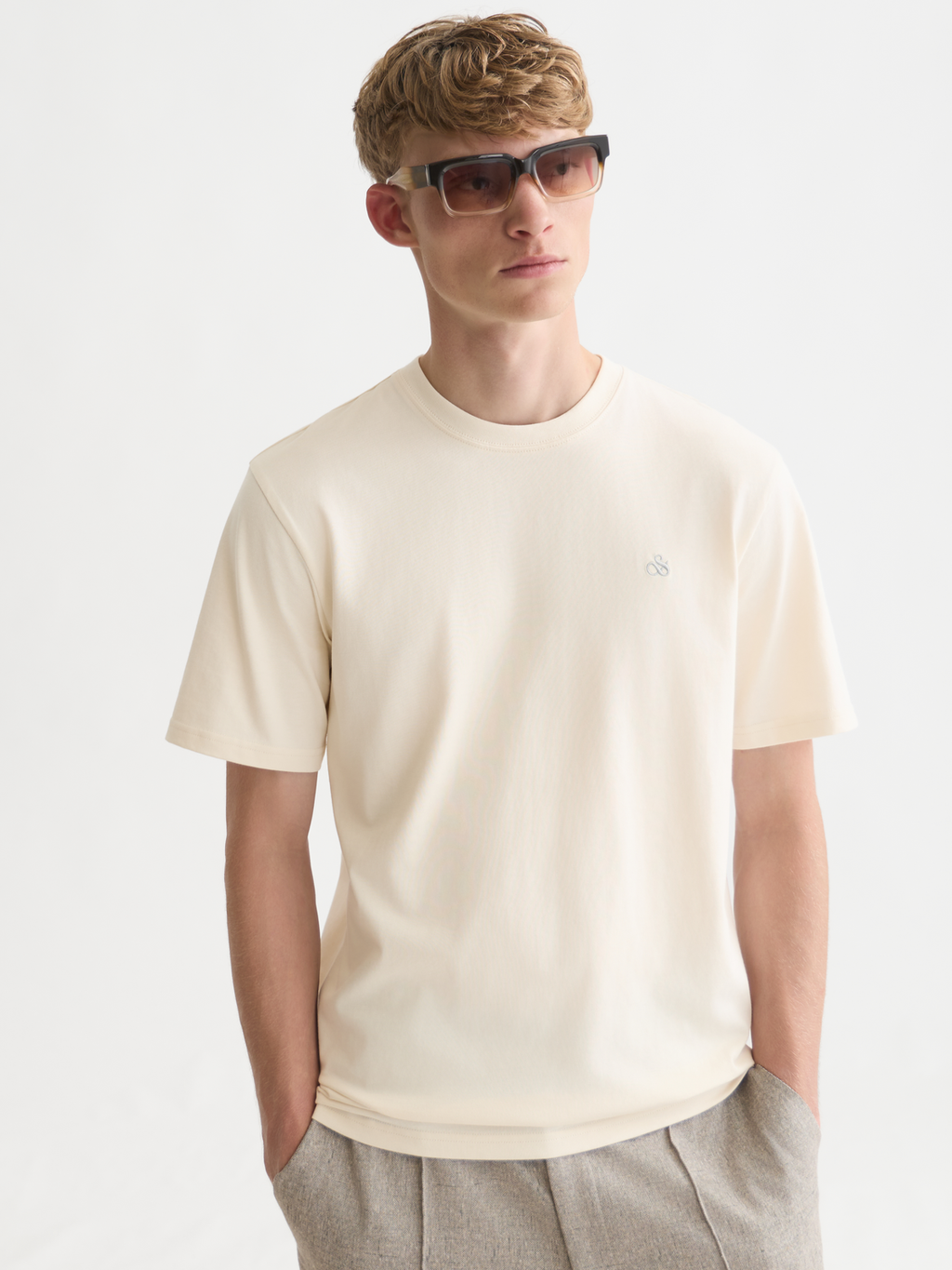 Essentials Chest Logo Regular-Fit T-Shirt