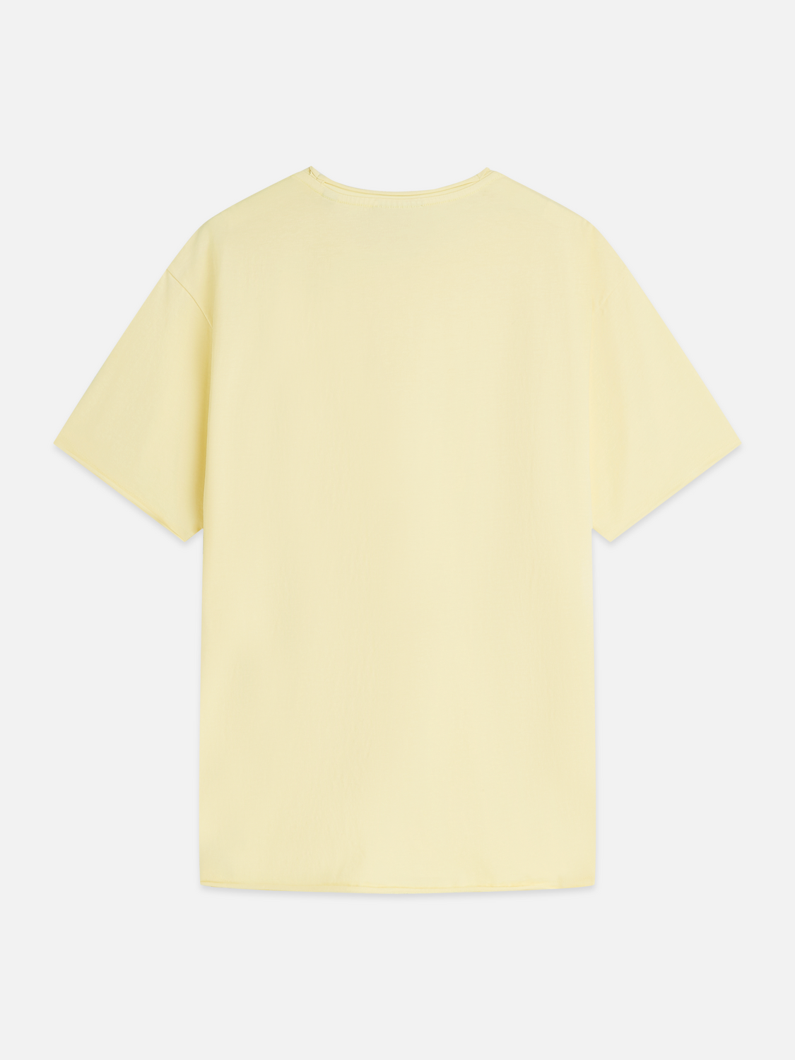 Essentials Raw Edge Relaxed-Fit Garment Dye T-Shirt