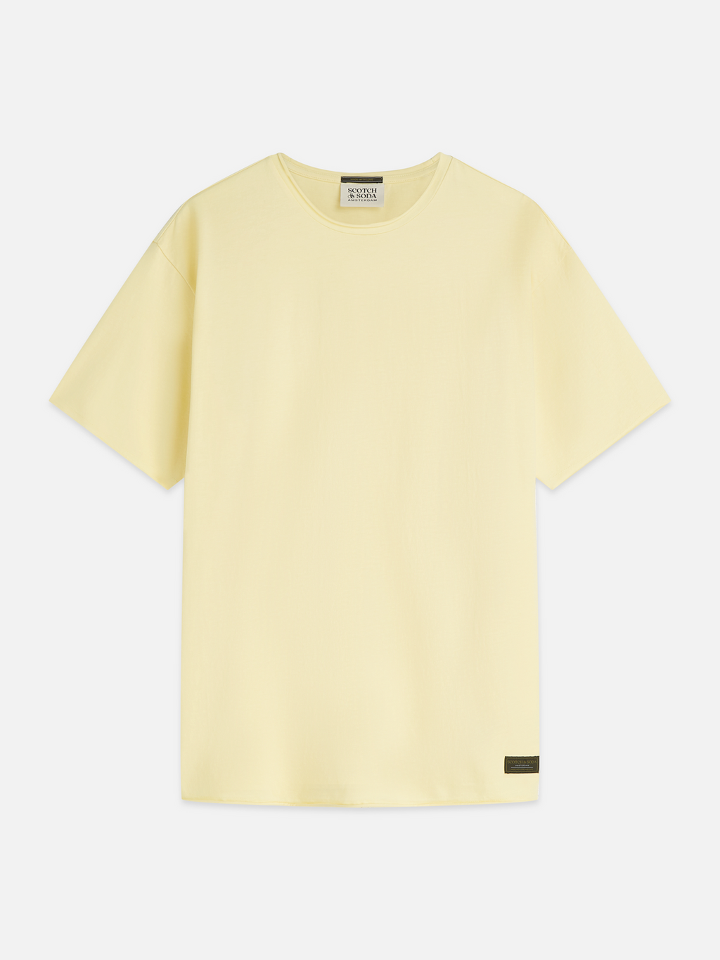 Essentials Raw Edge Relaxed-Fit Garment Dye T-Shirt