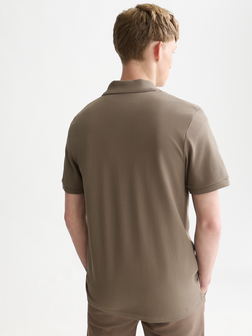 Seasonal core pique chest logo polo