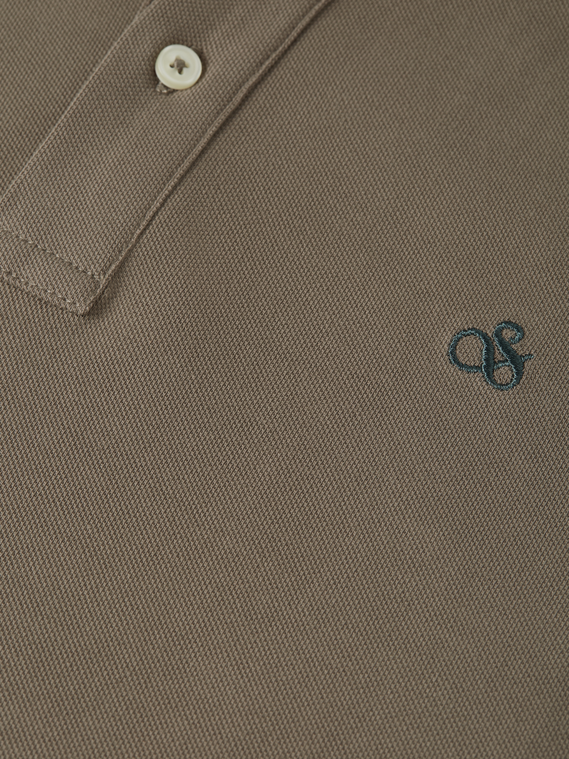 Seasonal core pique chest logo polo