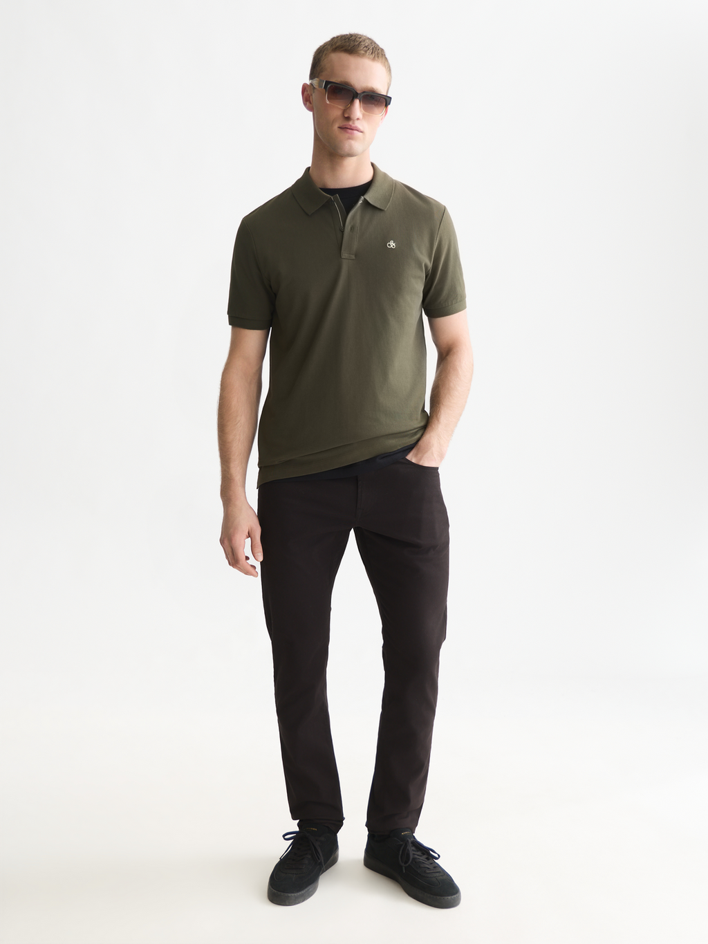 Seasonal Core Pique Chest Logo Polo