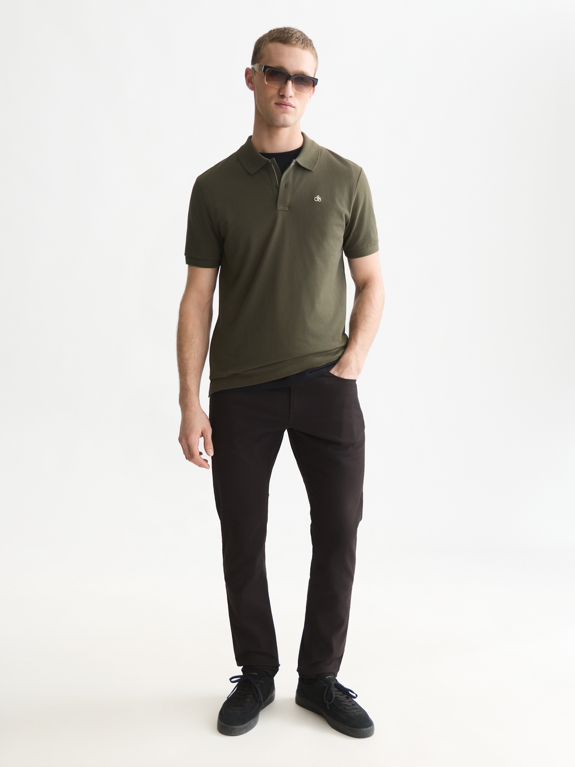 Seasonal Core Pique Chest Logo Polo