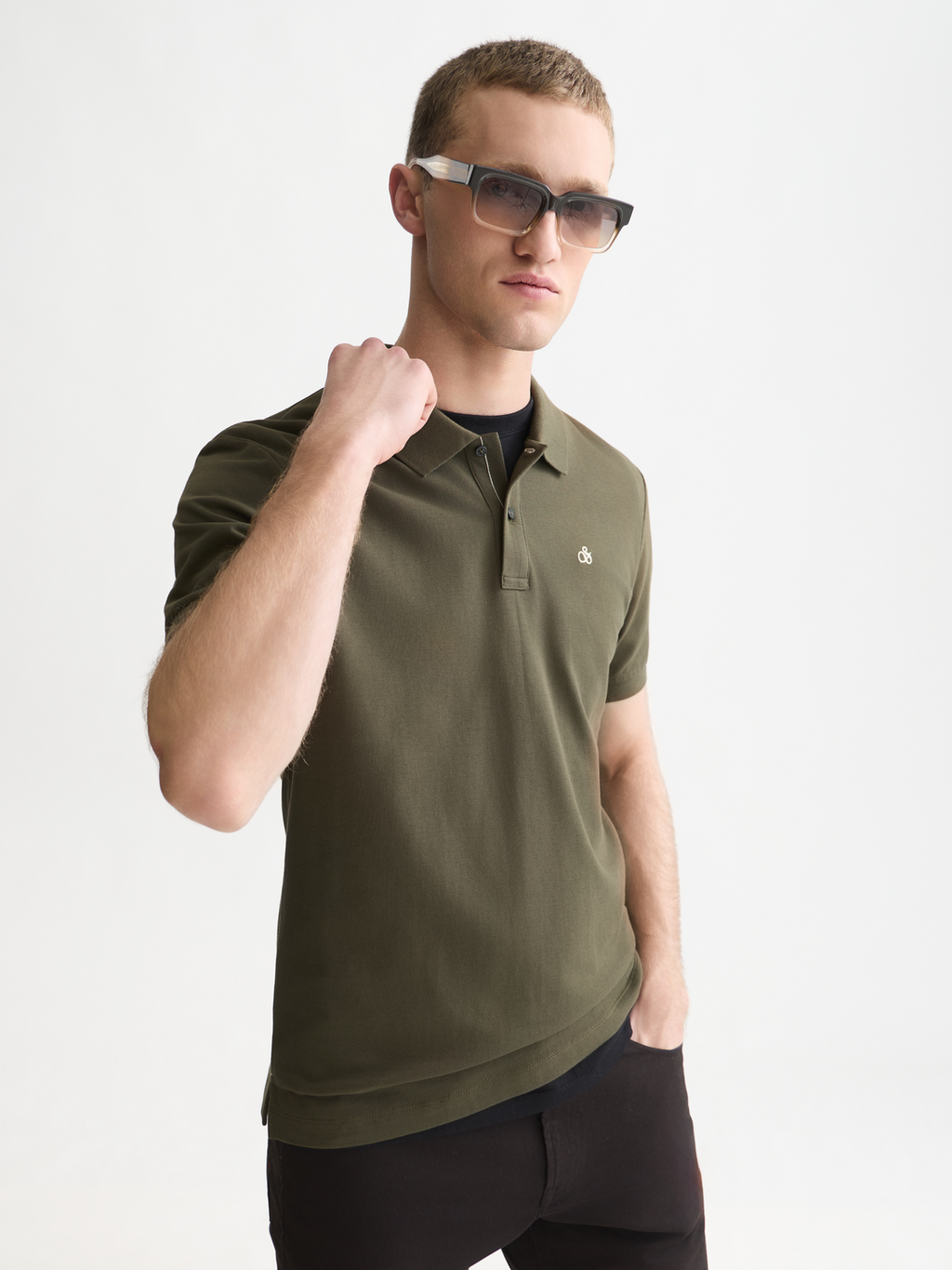 Seasonal Core Pique Chest Logo Polo