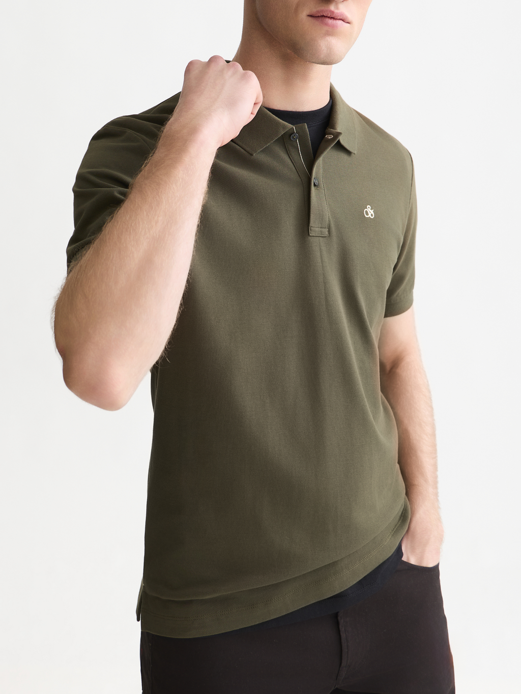 Seasonal Core Pique Chest Logo Polo